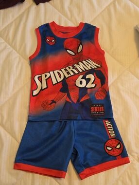 Marvel Spider-Man Red and Blue Kids Matching Set
